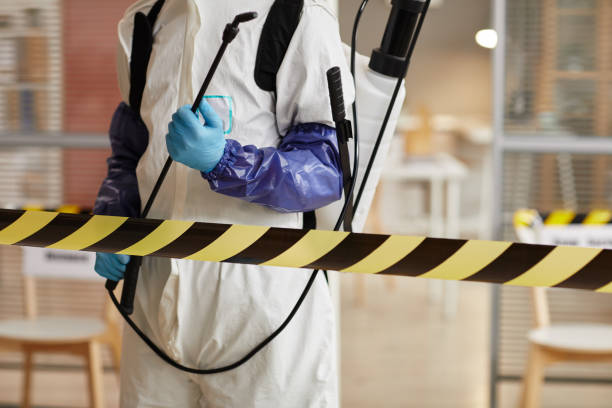 Professional Blood Cleanup technician working in Creston, NE